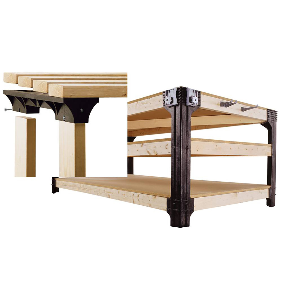2x4 Basics Hopkins Workbench Kit &amp; Reviews | Wayfair